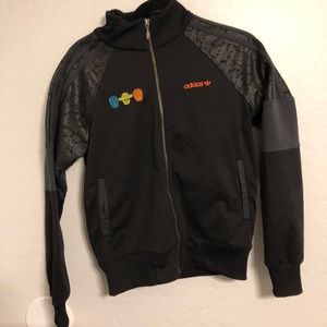 Day of the dead adidas jacket